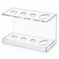Glassy Premium Acrylic Pen Holder – Crystal Clear Dual-Layer Stationery Organizer - Image 4