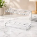 Glassy Premium Acrylic Pen Holder – Crystal Clear Dual-Layer Stationery Organizer - Image 5