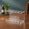 Glassy Premium Acrylic Toothbrush & Toothpaste Organizer Stand (4 Slots) - Image 3