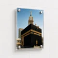 Glassy Premium Double Acrylic Standoff Sign Holder (7.9" × 5.9" / 5.9" × 7.9")– Replaceable Graphic Insert - Image 2