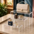 Glassy Premium Acrylic 3-Tier Display Riser – 3-Piece Clear Acrylic Step Display Stand Set - Image 3